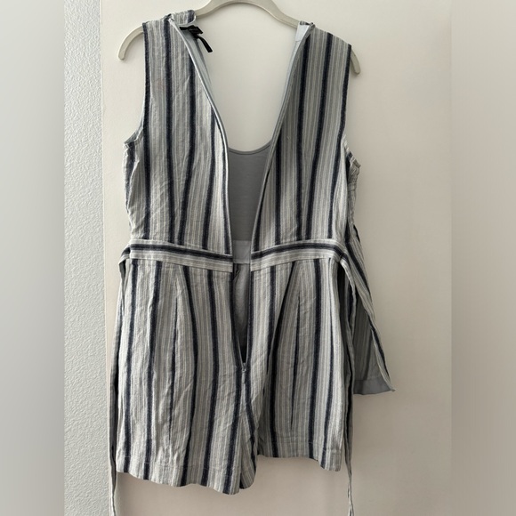 Bcbgmaxazaria Lexxi Striped Romper - Picture 4 of 9